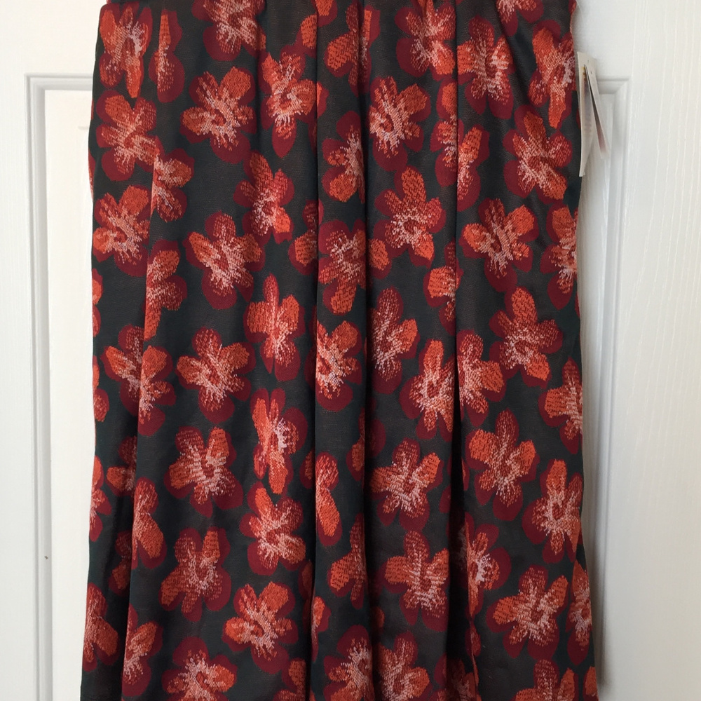 NWT Medium LuLaRoe Madison Skirt Floral